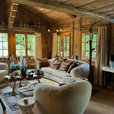 Gem: Alps View Serene Pond Villa Gstaad