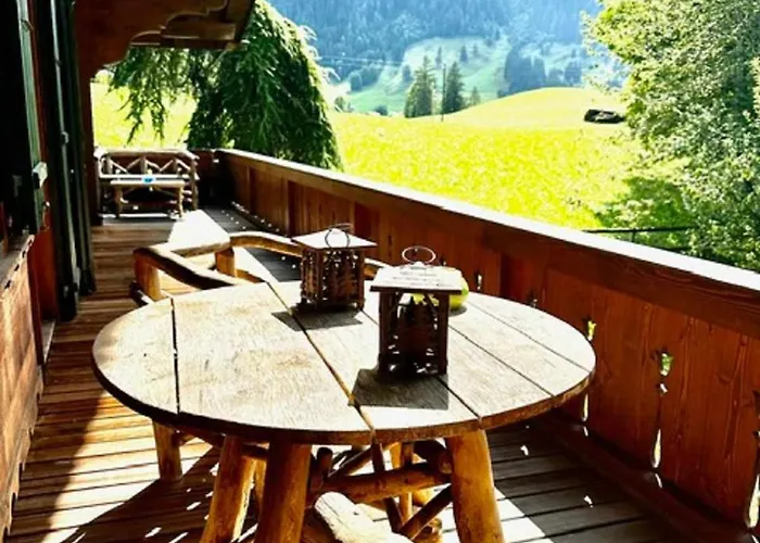 Villa Gem: Alps View Serene Pond Gstaad