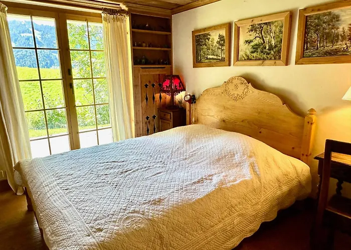 Gem: Alps View Serene Pond Villa Gstaad