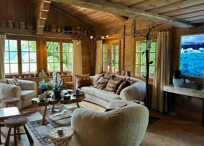 Gem: Alps View Serene Pond Villa Gstaad
